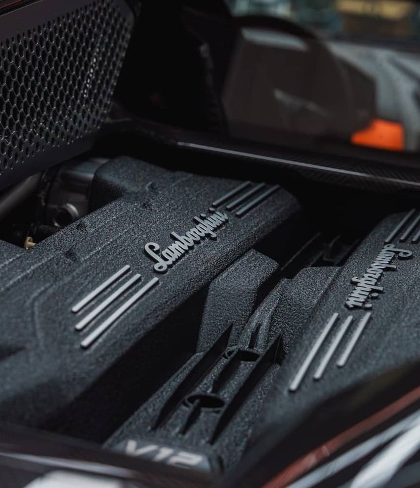 Inside lamborghini engine